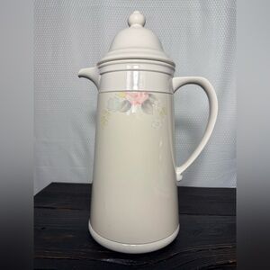 Pfaltzgraff Vintage Cream Floral Coffee Carafe